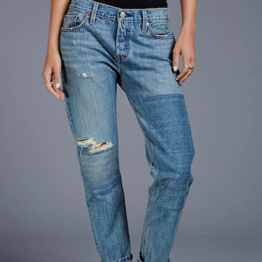 Levi's 501 CT Patched Jeans Anthropologie